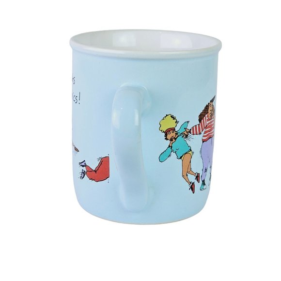 Vintage 1984 Hallmark Mugs "I Get My Kicks from Aerobics" Coffee Cup - Picture 2 of 6